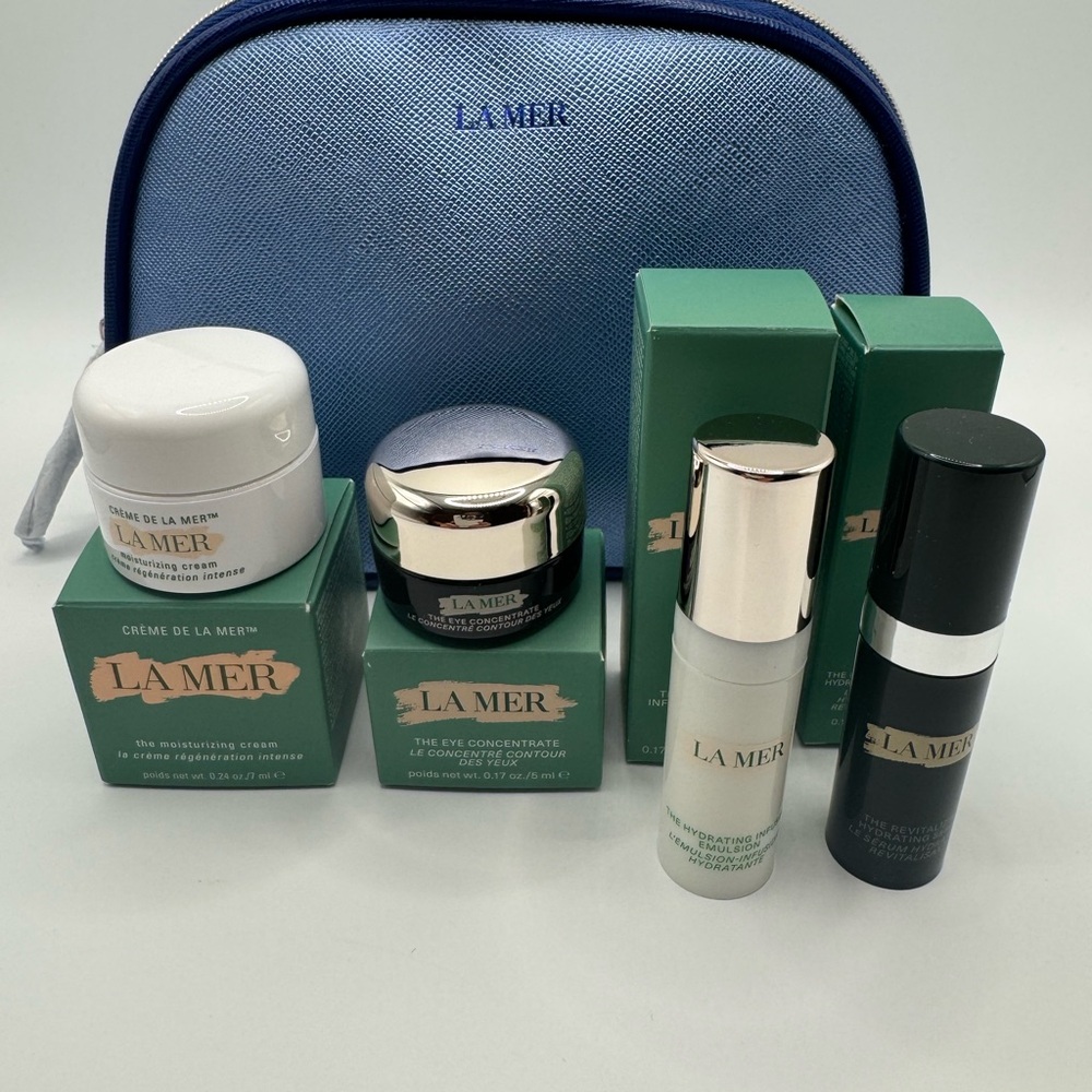 La Mer Skincare Mini Travel Set Bundle With Pouch - Picture 2 of 3